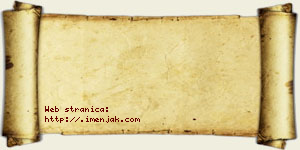 Zorana Velebit vizit kartica